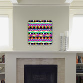 Bianca Green Zigzag Wall Art
