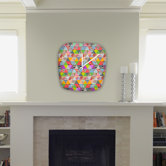 Bianca Green Lost in Pyramid Modern Clock