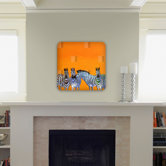 Clara Nilles Candy Stripe Zebras Wall Art