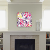 Rachael Taylor Textured Honesty Custom Clock
