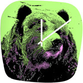 Romi Vega Bear Clock