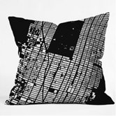 CityFabric Inc NYC Midtown Throw Pillow