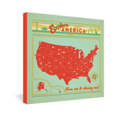 Anderson Design Group Explore America Gallery Wrapped Canvas