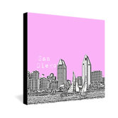 Bird Ave San Diego Gallery Wrapped Canvas