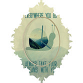 Belle13 Always Take Your Dreams With You Clock