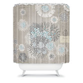 Iveta Abolina French Blue Shower Curtain