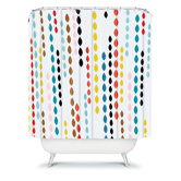 Khristian A Howell Nolita Drops Shower Curtain