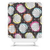 Rachael Taylor Scribble Shells Shower Curtain