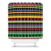 Romi Vega Heavy Pattern Shower Curtain
