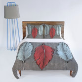 Wesley Bird Feathered Duvet Cover Collection