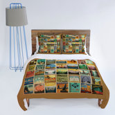 Anderson Design Group City Pattern Border Duvet Cover Collection