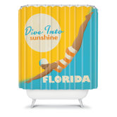 Anderson Design Group Dive Florida Shower Curtain