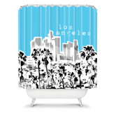 Bird Ave Los Angeles Shower Curtain
