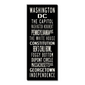 Washington DC Sign Art