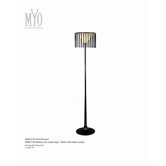 Cage 1 Light Crystal Floor Lamp