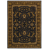 First Lady Somerset House Old Republic Black Rug