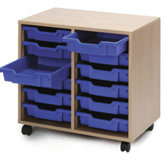 12 Trays Mobile Storage