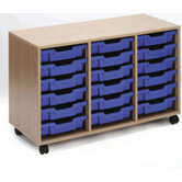18 Trays Mobile Storage
