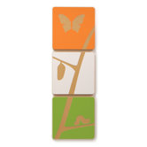 Caterpillar to Butterfly 3 Tile Art Set