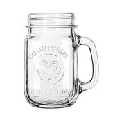 Mugs and Tankards 16.5 oz. Emblem Drink Jar (Set of 12)