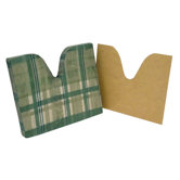 Plaid Coccyx Cushion with Removable Masonite Insert