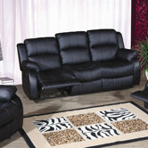 Suffolk Leather 3 Seater Sofa
