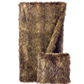 Coyote Fur Throw