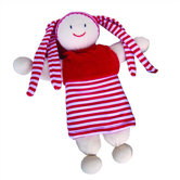 Keptin-Jr Organic Girly  Caucasian Doll in Red