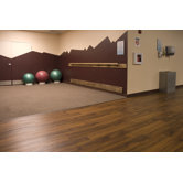 Floorworks 6" x 36" Luxury Vinyl Plank in Natural Walnut