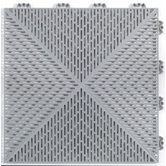 Quick Click 15" x 15" All Weather Floor Tiles in Gray
