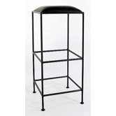 36" Square Metal Bar Stool