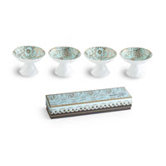 Arabesque Footed Dipping Serving Dish (Set of 4)