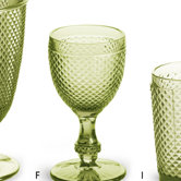 Pressed Glass Goblet (Set of 4)