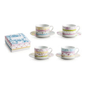 Cadogan Gardens 7 oz. Cup and Saucer (Set of 4)