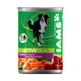 ProActive Health Adult Wet Dog Food with Beef and Vegetables in Gravy (12.3-oz,case of 12)