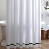 Pique Tailored Cotton Shower Curtain