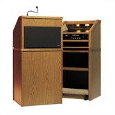 Seville One Piece Lectern with built-in sound system