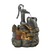 Heritage Outdoor/Indoor Well Fountain with Illumination