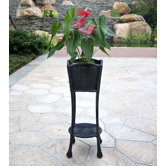 Wicker Patio Furniture Planter Stand