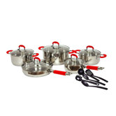 Classic 2 Stainless Steel 15 Piece Cookware Set