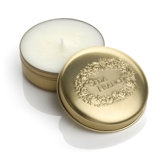 Classic Toile Pink Pomegranate Travel Candle