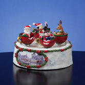 Santa 'n Friends Spinning Cups Figurine