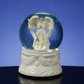 Praying Angel Water Globe