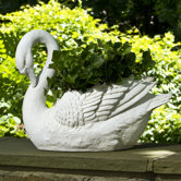 White Swan Planter