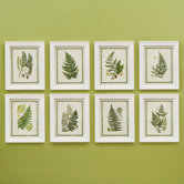 Belvedere Fern Wall Art Print (Set of 8)