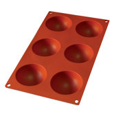 6 Cavity Semi-Sphere Mold