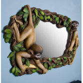 Monkey 3D Wall Art Mirror