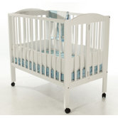 Portable Folding 2-in-1 Convertible Crib