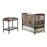 Crib N Changer 2-in-1 Convertible Crib and Changing Table Combo