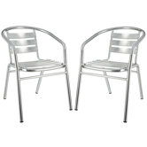 Perch Stacking Dining Arm Chair (Set of 2)